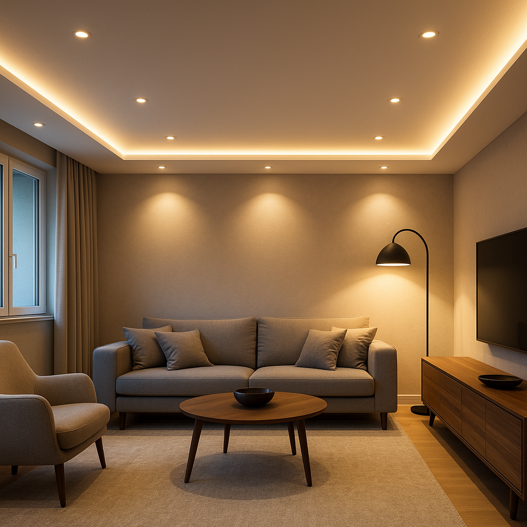 Éclairage salon LED