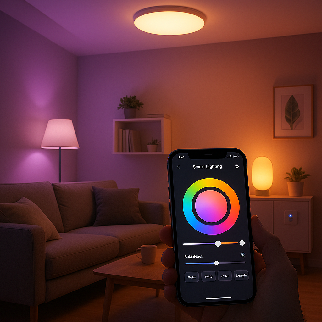 Éclairage domotique