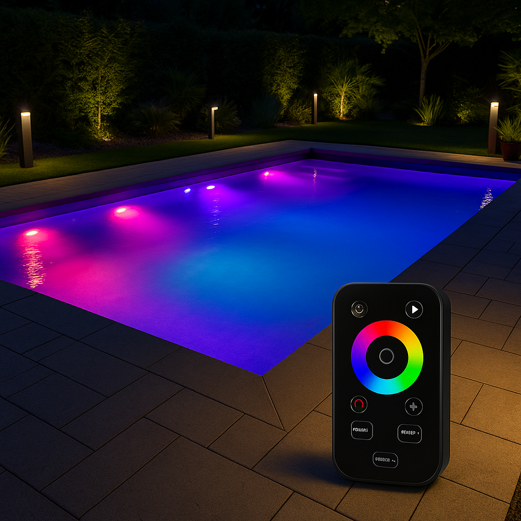 Éclairage piscine